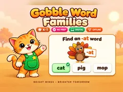 Gobble Word Families game cover