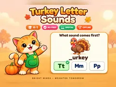 Turkey Letter Sounds game cover